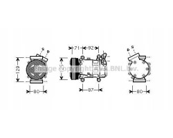 Air conditioning compressors AVA QUALITY COOLING RTK401