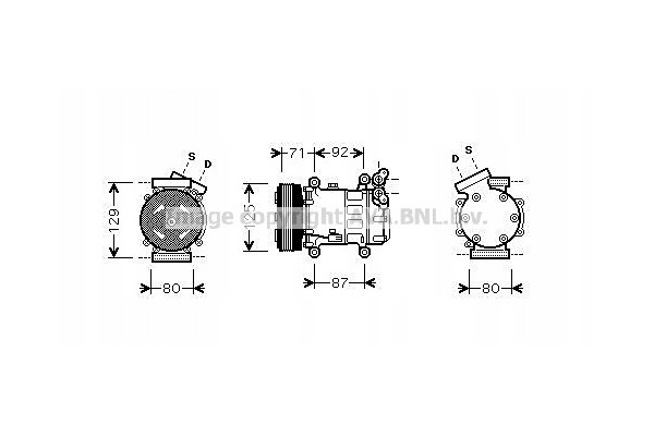 Air conditioning compressors AVA QUALITY COOLING RTK401