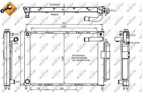 NISSAN AIR CONDITIONING COOLER Car type passenger cars