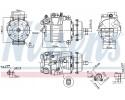Compressor air conditioning NISSENS 890635 Part manufacturer Nissens