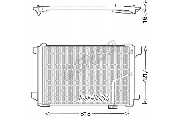 DENSO DCN17035 Condenser air conditioning Part manufacturer Denso