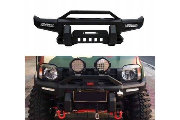 Suzuki Jimny Steel Front Bumper with Winch Plate Car type 4x4 SUV