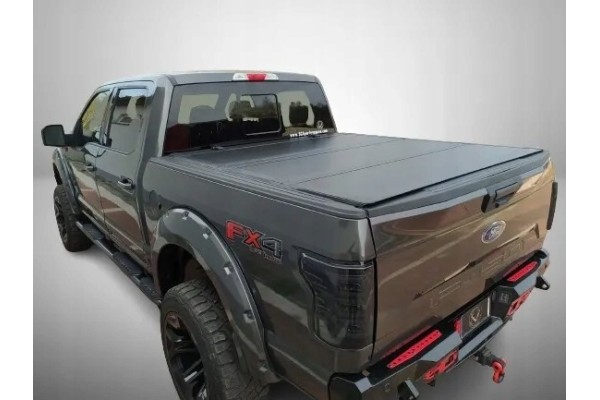 COVER PACK RIGID HARD ROLLER SHUTTER FORD F 150 5 5FT 15 20 FOLDING ON 3