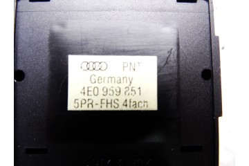 4E0959851 MANDO ELEVALUNAS DELANTERO IZQUIERDO AUDI A8 (4E) 3.0 TDI Quattro 2005 4E0959851 211538 AUDI - 1