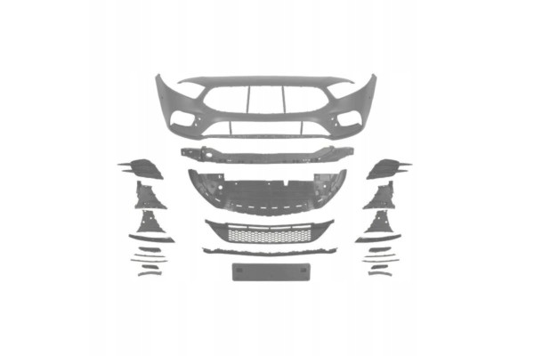 Front bumper RADAR AMG STYLING with spoiler PDC MERCEDES A CLASS W177