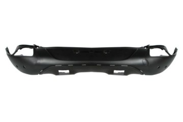 Rear bumper with holes for spoiler PDC PDC 6 black RENAULT KADJAR