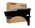 BLU Mudguard SEAT IBIZA CORDOBA III 3 6L LC9Z left black 02 08 front galvanized