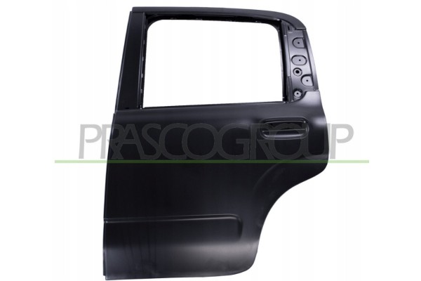 DOOR REAR LEFT FIAT PANDA 01 12 WITHOUT HOLES FOR SLATS