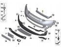 MINI bumper reinforcement grille front R60 R61 Catalog number of the part 51119808100