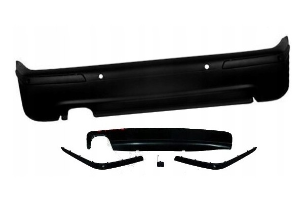 BMW E39 95 03 REAR BUMPER M5 M POWER SEDAN PDC