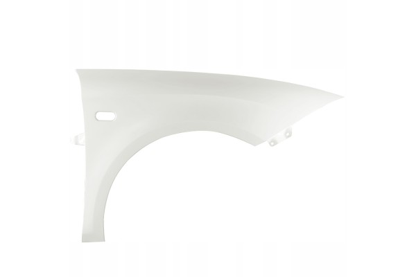 BLU Mudguard SEAT LEON II 2 1P1 LB9A right white 05 12 front CandyWeiss Color white