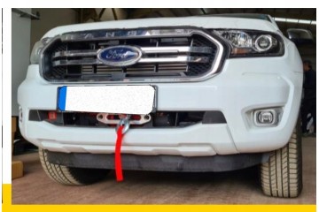 Winch mounting plate Ford Ranger 2012 2022 Car type 4x4 SUV