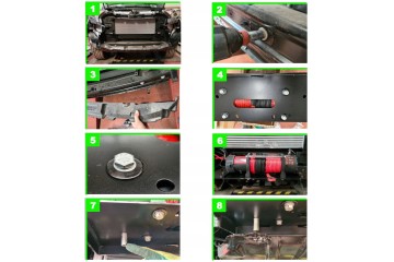 Winch mounting plate Ford Ranger 2012 2022 Catalog number of the part PWD30_FR
