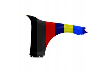 Mudguard front P MERCEDES S CLASS W222 05 13 04 17 Catalog number of the part 6504 04 3531312P