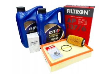 Set of 2 Filters RENAULT MASTER III 2 3 dCi OIL ELF Full Tech 5W30 10L
