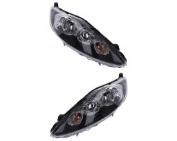 FORD FIESTA 08 13 HEADLIGHT FRONT LAMP SET