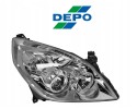 Headlight LEFT OPEL VECTRA C SIGNUM 2005 2008 Height adjustment electric