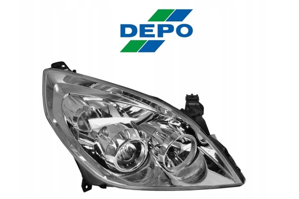 Headlight LEFT OPEL VECTRA C SIGNUM 2005 2008 Height adjustment electric