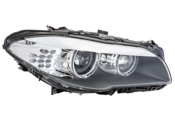 BMW HEADLIGHT 5 06 09 08 17 PR BI XENON 1ZS010131 621 HELLA