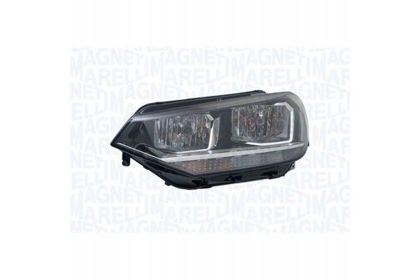 HALOGEN HEADLIGHT WITH MOTOR MAGNETI MARELLI RIGHT O E Installation side right