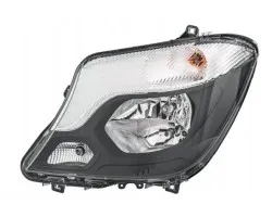 Faro delantero izquierdo Hella 1ED 011 030-111 con motor de ajuste