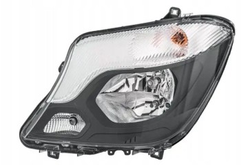 HEADLAMP LAMP LEFT WITH MOTOR FOR ADJUSTMENT