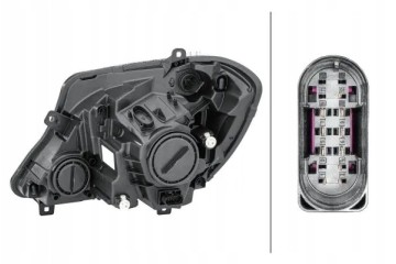 HEADLAMP LAMP RIGHT WITH MOTOR FOR ADJUSTMENT Packaging status original