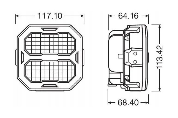 HALOGEN ADDITIONAL LAMP LEDPWL106 WD AMS OSRAM Packaging status original