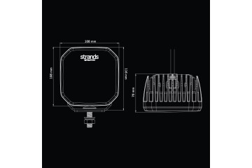 LED long range lights STRANDS Car type 4x4 SUV