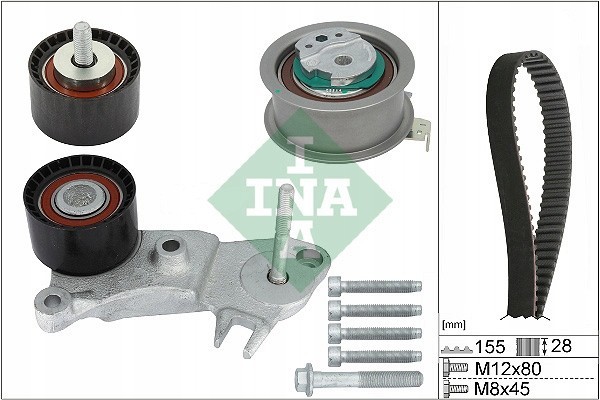 530 0762 10 Timing belt kit Part manufacturer Schaeffler INA