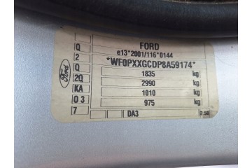 FORD FOCUS 2 II MK2 ENGINE 1 6 TDCi 90 DV6 C16DD0X GPDA GPDB GPDC HHDA HHDB Catalog number of the part FORD FOCUS 2 II MK2 SILNI