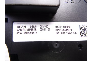 9802390877 MANDO MULTIFUNCION CITROEN DS5