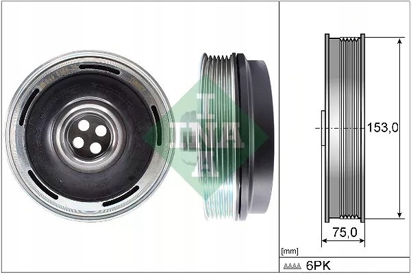 Schaeffler INA 544 0169 10 Pulley crankshaft Catalog number of the part 544 0169 10