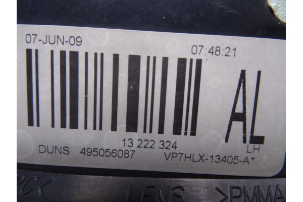 13222324 PILOTO TRASERO IZQUIERDO OPEL ASTRA H BERLINA Cosmo 2007 13222324 210118 OPEL - 2