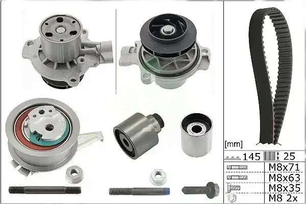 TIMING SET WATER PUMP 530 0650 31 INA Packaging status original