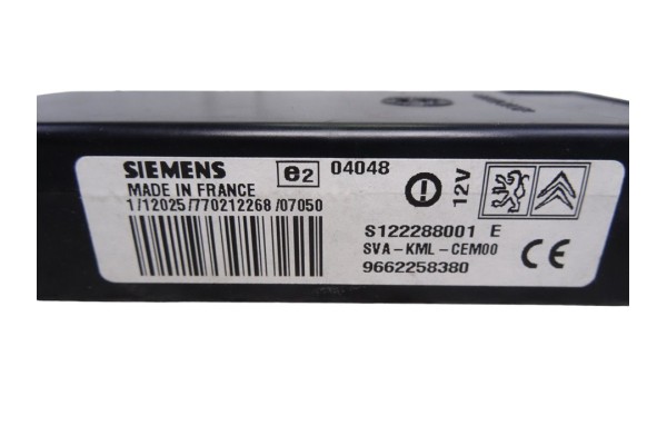 9662258380 MODULO ELECTRONICO PEUGEOT EXPERT FURGÓN