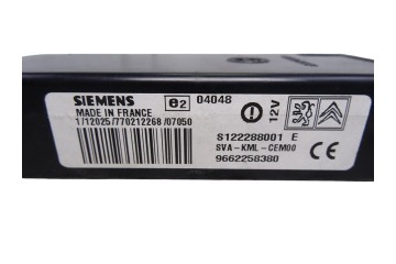 9662258380 MODULO ELECTRONICO PEUGEOT EXPERT FURGÓN