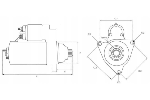NEW STARTER NISSAN Patrol 4 2 D TD42 01 1987 12 1998 Quality of parts according to GVO Q original with factory logo OEM OES