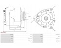 ALTERNATOR 130A A6217PR AS PL FIAT FREEMONT Car type cargo vans