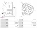 Alternator FIAT Ulysse 2 0 JTD CITROEN C4 1 6 HDi PEUGEOT 307 2 0 HDi FAP Quality of parts according to GVO Q original with fact