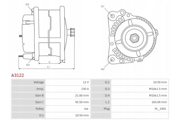 Alternator FIAT Ulysse 2 0 JTD CITROEN C4 1 6 HDi PEUGEOT 307 2 0 HDi FAP Quality of parts according to GVO Q original with fact