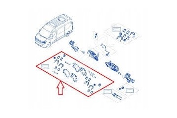 440607969R Rear Brake Pads 2 0 Dci Renault Master IV 2024 Original Part manufacturer Renault OE
