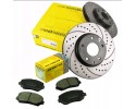 SET Polish discs 296mm pads FRONT Mazda CX 5 2010