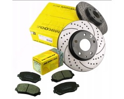 SET Polish discs 296mm pads FRONT Mazda CX 5 2010