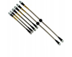 BMW E36 Steel Braided Teflon Flexible Brake Cables Set