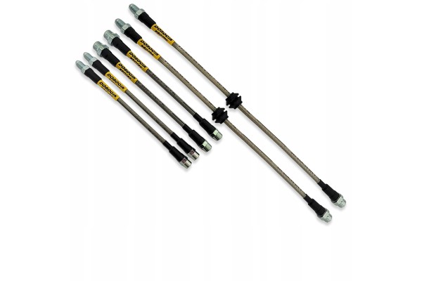 BMW E36 Steel Braided Teflon Flexible Brake Cables Set