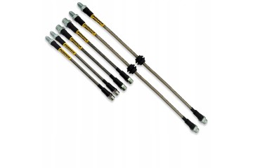 BMW E36 Steel Braided Teflon Flexible Brake Cables Set