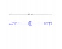 BMW E36 Steel Braided Teflon Flexible Brake Cables Set Catalog number of the part ZPET 0099 Zestaw przewodow hamulcowych elastyc