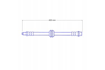 BMW E36 Steel Braided Teflon Flexible Brake Cables Set Catalog number of the part ZPET 0099 Zestaw przewodow hamulcowych elastyc