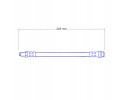 BMW E36 Steel Braided Teflon Flexible Brake Cables Set Quality of parts according to GVO Q original with factory logo OEM OES